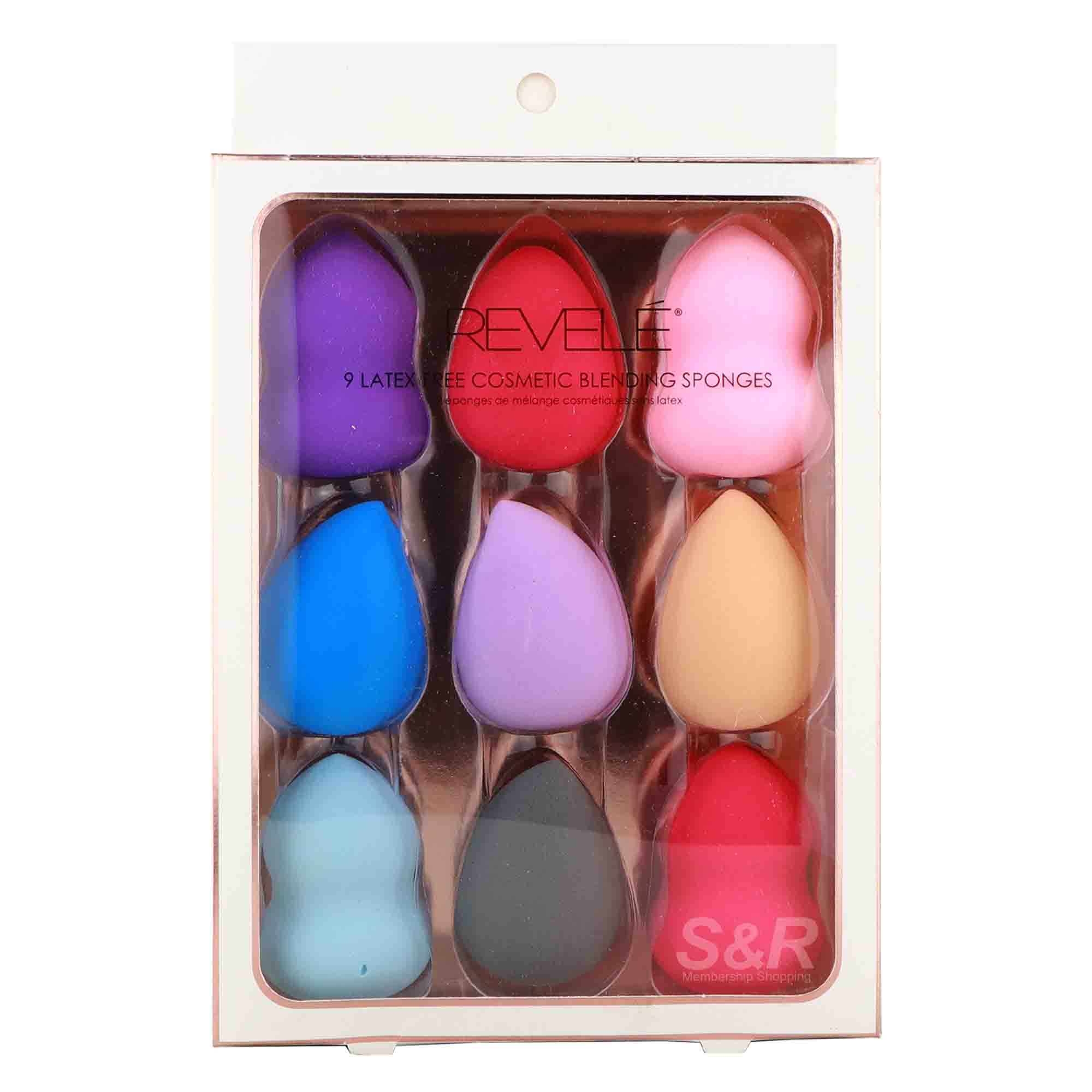 Revele Latex Free Cosmetic Blending Sponges 9pcs Revele Latex Free Cosmetic Blending Sponges 9pcs